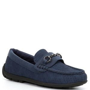 Boys Steve Madden Blue Suede Loafer